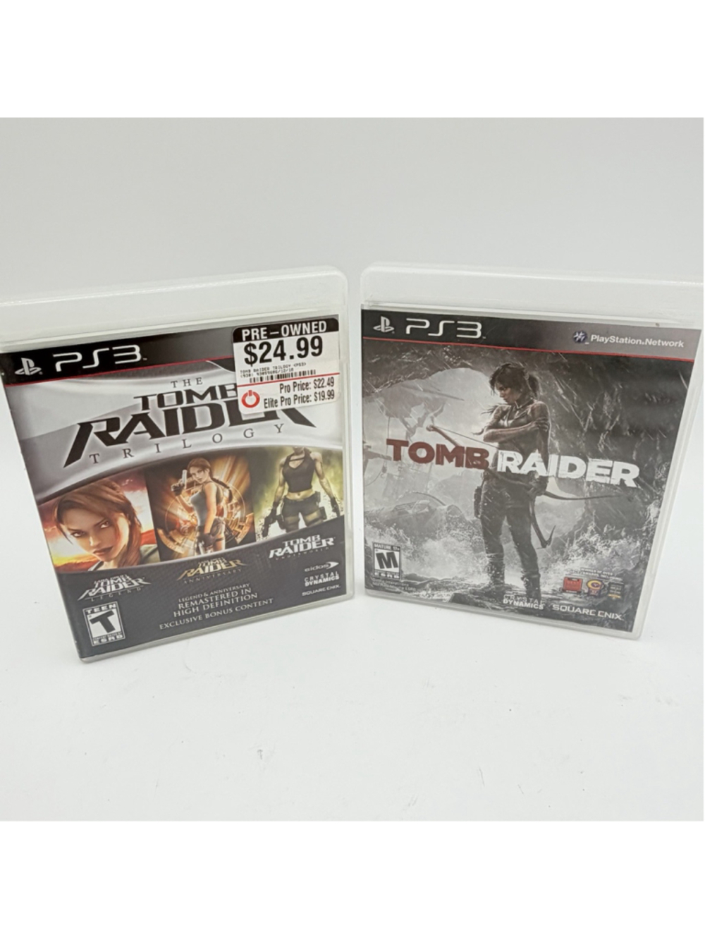 PS3 Tomb Raider Trilogy & Tomb Raider 2013 PlayStation 3 Lot Tested